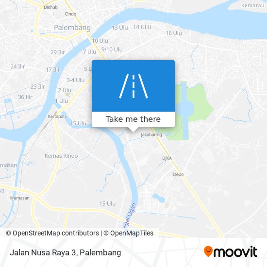 Jalan Nusa Raya 3 map