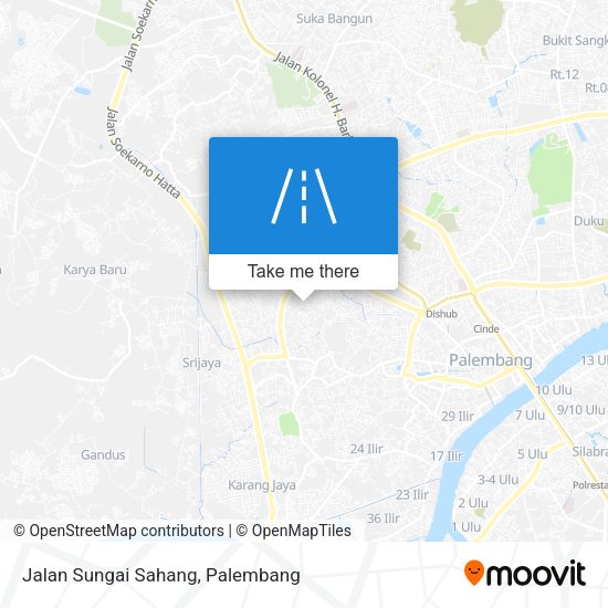 Jalan Sungai Sahang map