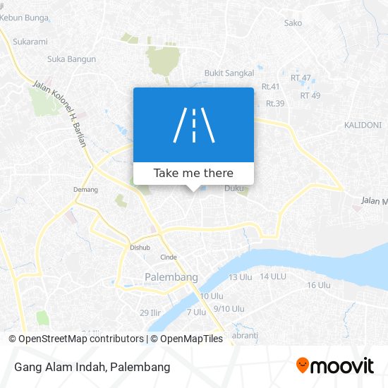 Gang Alam Indah map