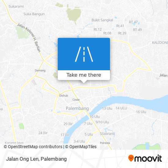 Jalan Ong Len map