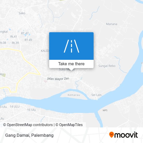 Gang Damai map