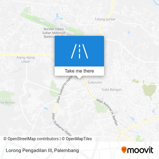 Lorong Pengadilan III map