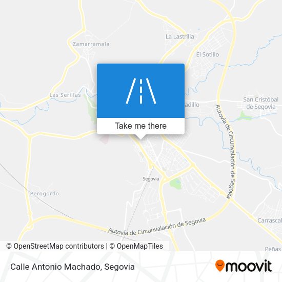 Calle Antonio Machado map