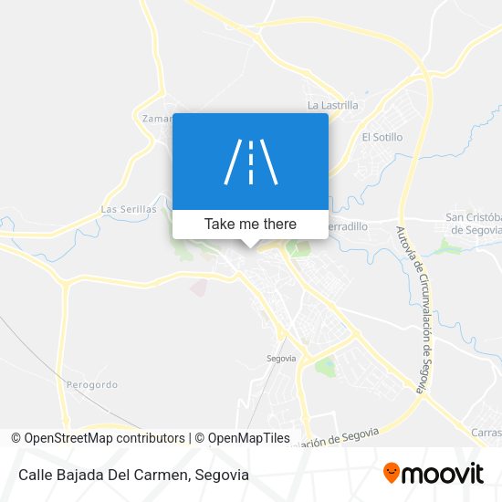 Calle Bajada Del Carmen map