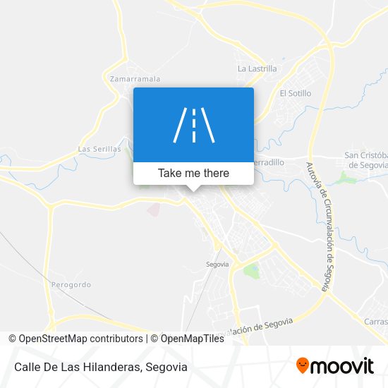 Calle De Las Hilanderas map