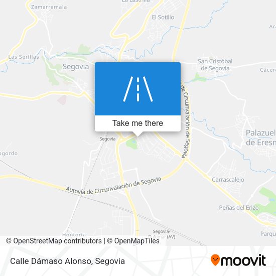 Calle Dámaso Alonso map