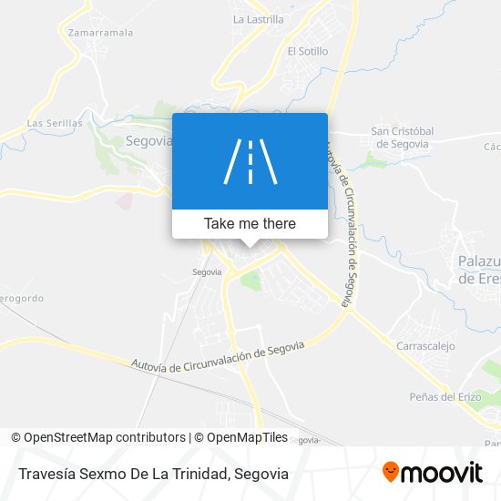 Travesía Sexmo De La Trinidad map