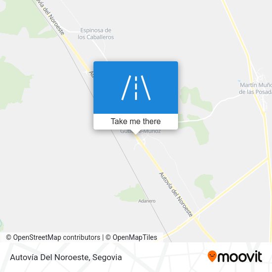 Autovía Del Noroeste map