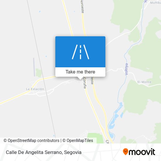 Calle De Angelita Serrano map