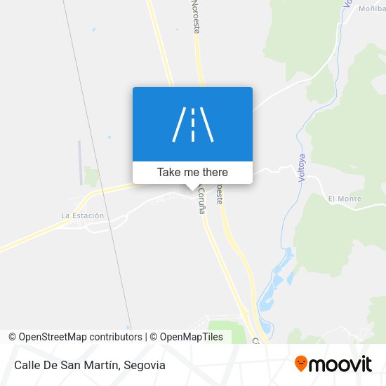 Calle De San Martín map