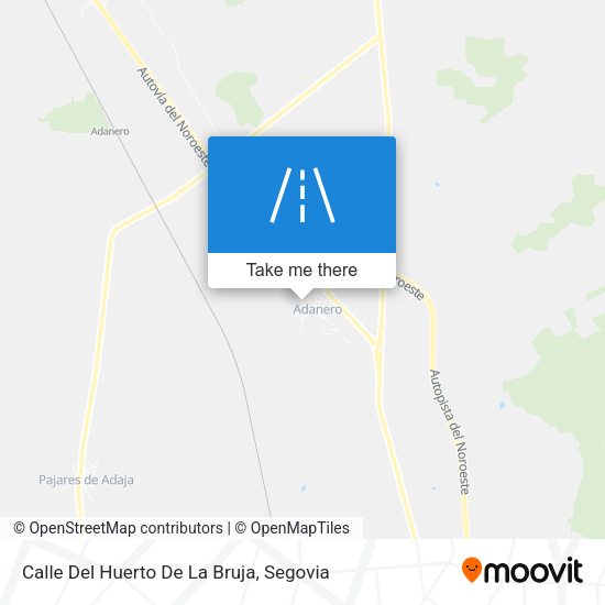 Calle Del Huerto De La Bruja map