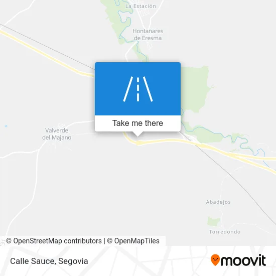 Calle Sauce map