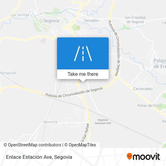 Enlace Estación Ave map