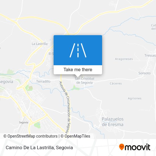 Camino De La Lastrilla map