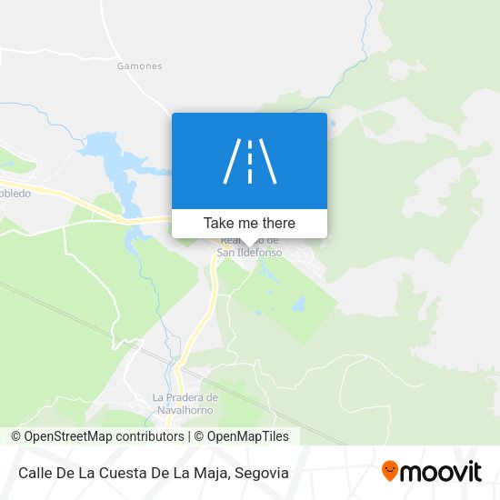 Calle De La Cuesta De La Maja map