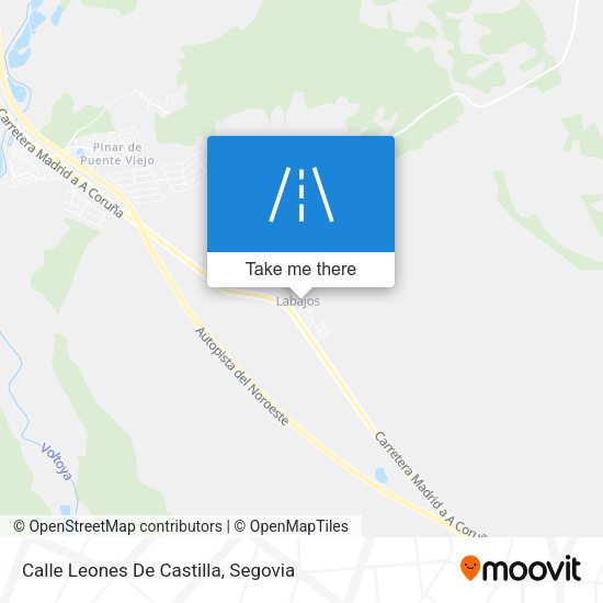 Calle Leones De Castilla map
