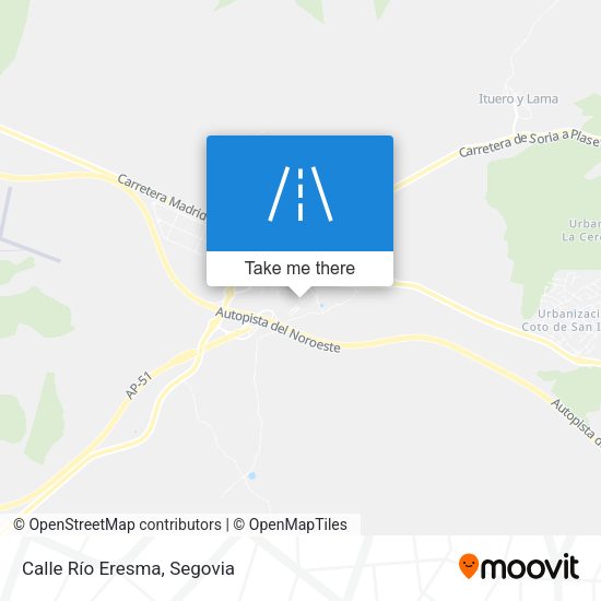 Calle Río Eresma map