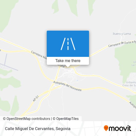 Calle Miguel De Cervantes map