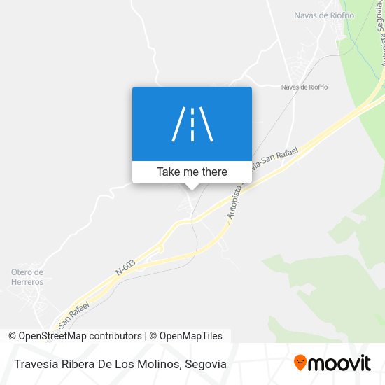 Travesía Ribera De Los Molinos map