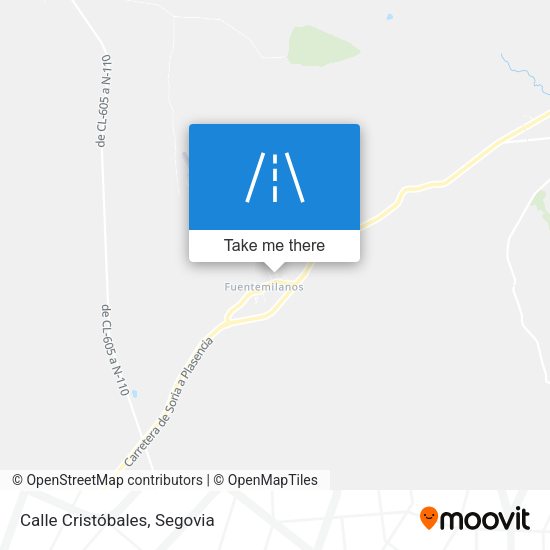 Calle Cristóbales map