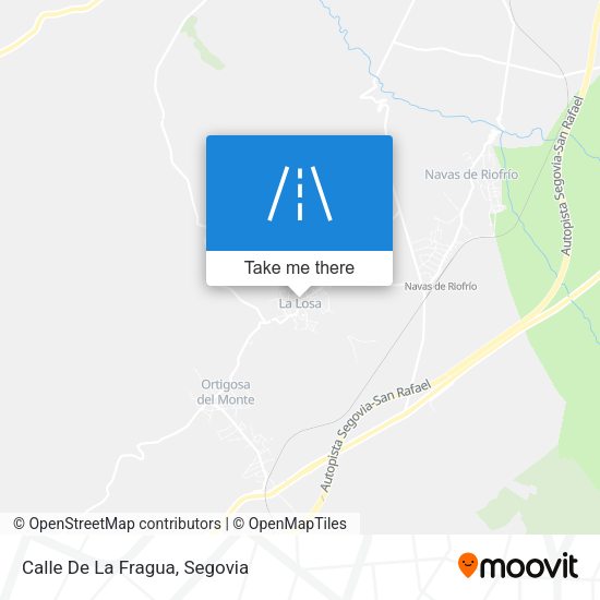 Calle De La Fragua map