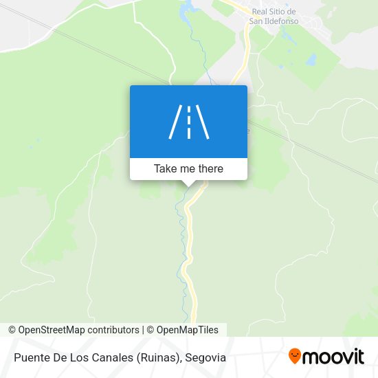 Puente De Los Canales (Ruinas) map