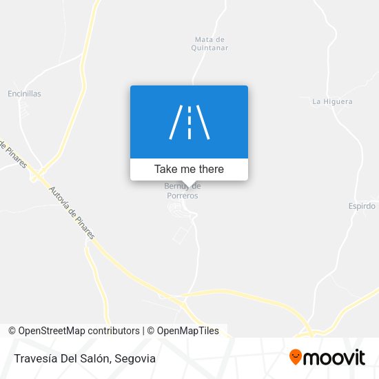 Travesía Del Salón map