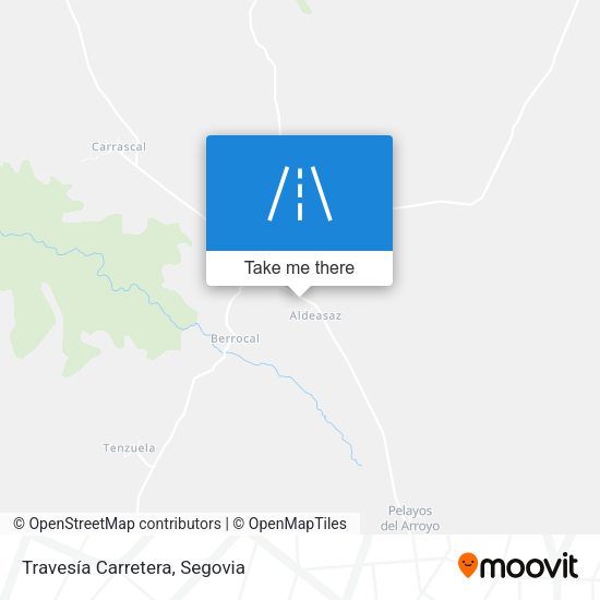 Travesía Carretera map