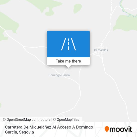 Carretera De Migueláñez Al Acceso A Domingo García map