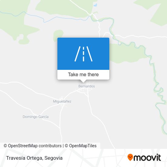Travesía Ortega map