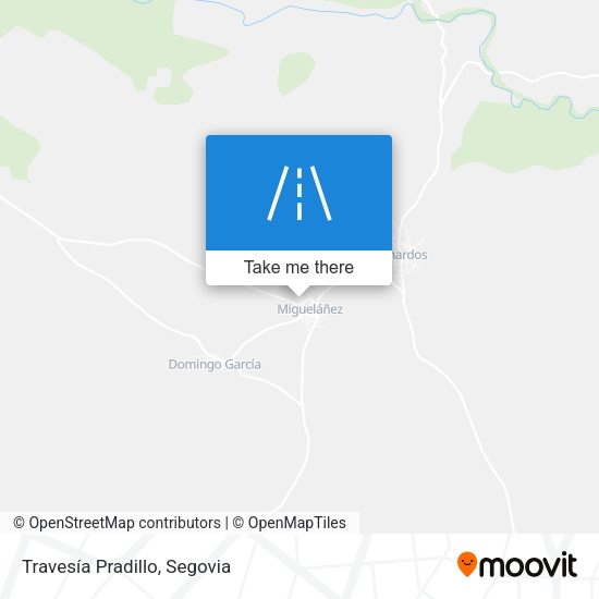 Travesía Pradillo map