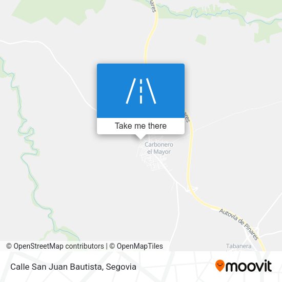 Calle San Juan Bautista map