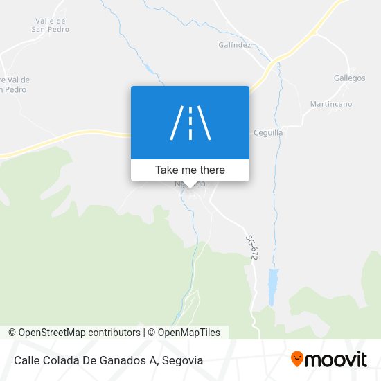 Calle Colada De Ganados A map
