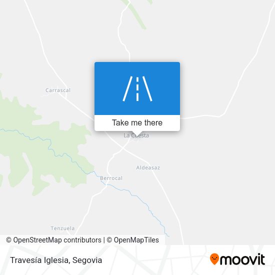 Travesía Iglesia map
