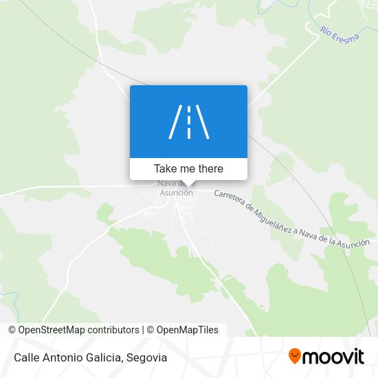 Calle Antonio Galicia map