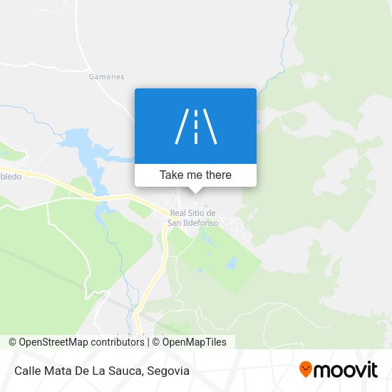 Calle Mata De La Sauca map