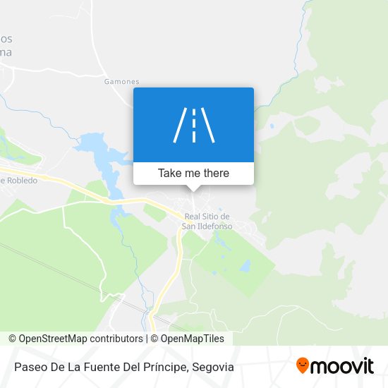 Paseo De La Fuente Del Príncipe map