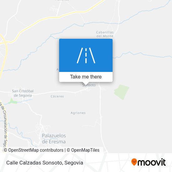 Calle Calzadas Sonsoto map