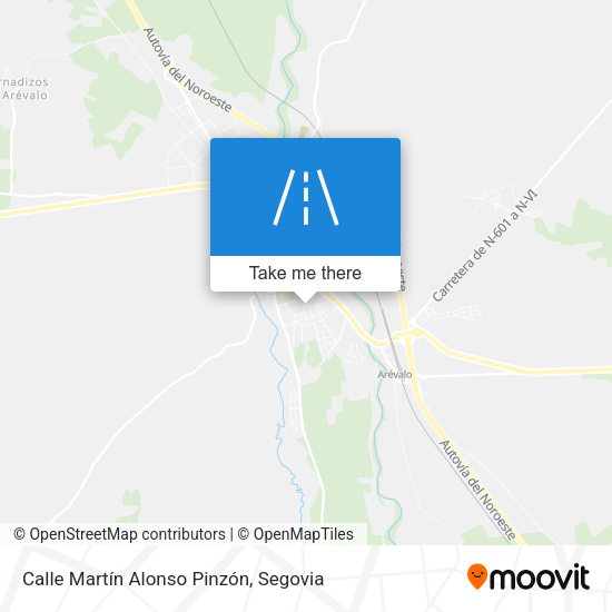 Calle Martín Alonso Pinzón map
