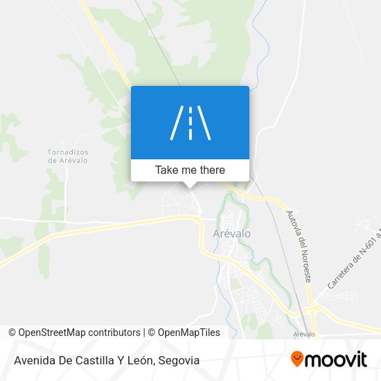 Avenida De Castilla Y León map