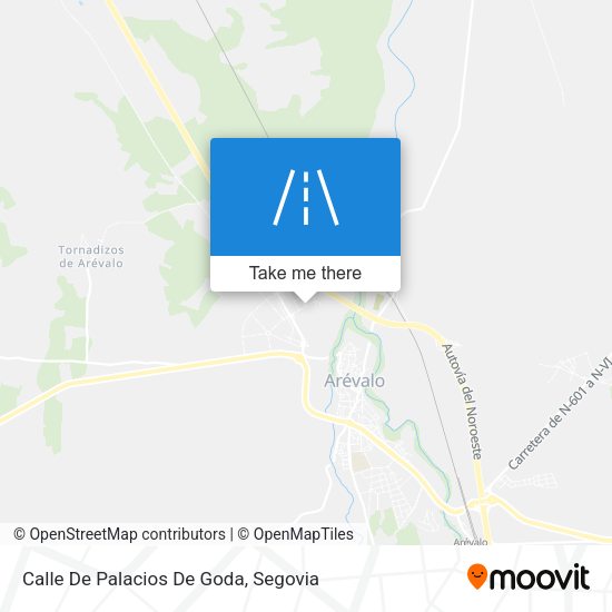 Calle De Palacios De Goda map
