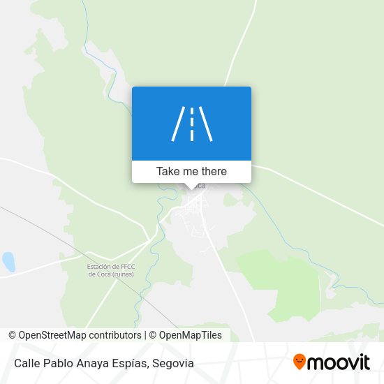 Calle Pablo Anaya Espías map