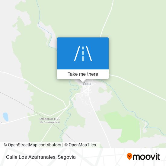 Calle Los Azafranales map