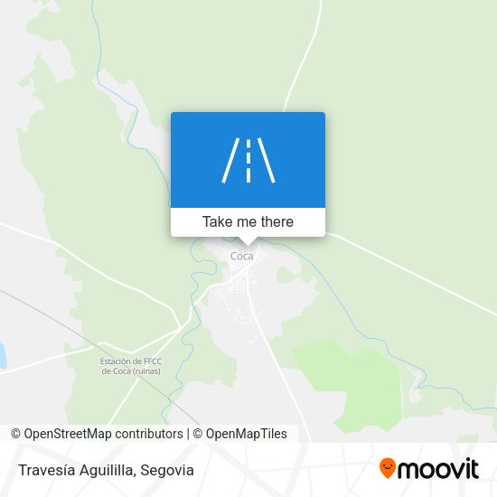 Travesía Aguililla map