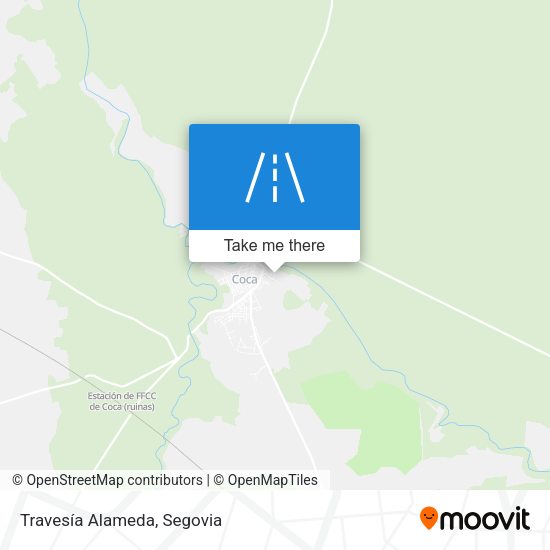 Travesía Alameda map