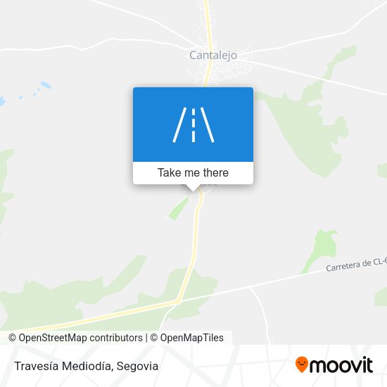 Travesía Mediodía map