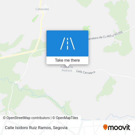 Calle Isidoro Ruiz Ramos map