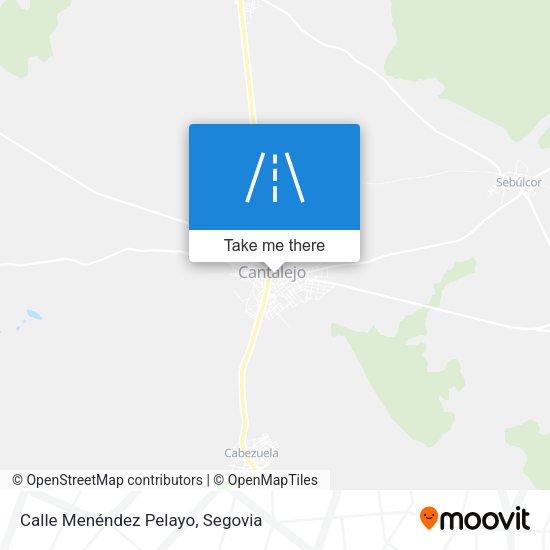 Calle Menéndez Pelayo map