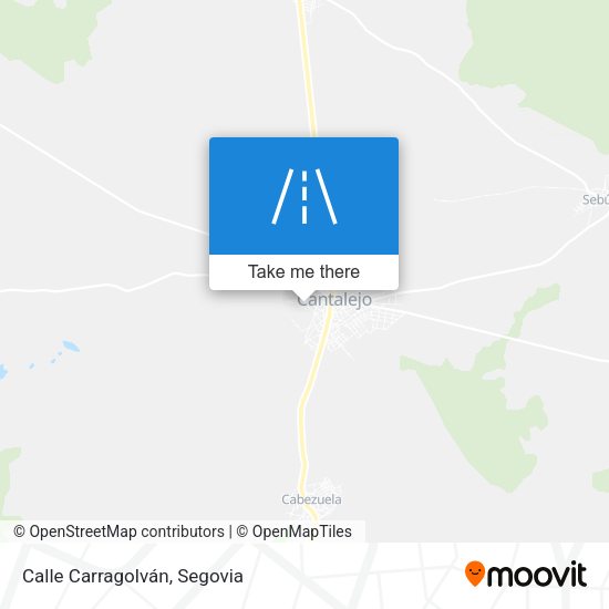 Calle Carragolván map
