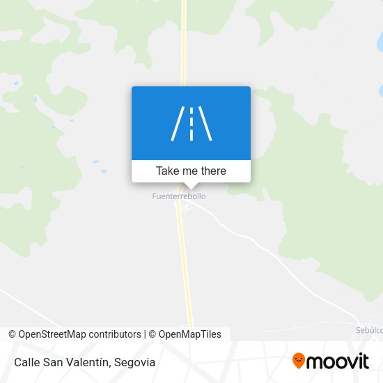 Calle San Valentín map
